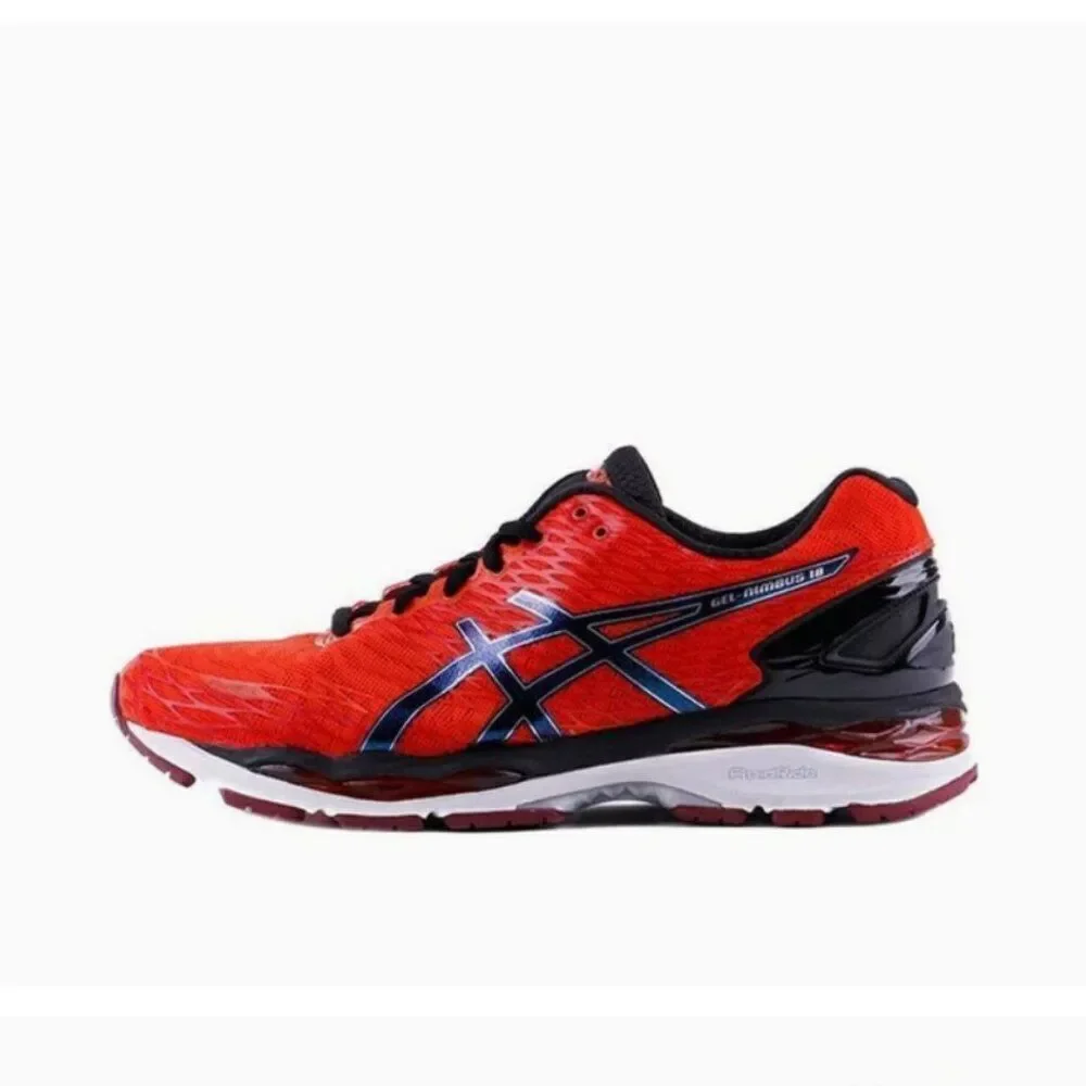 RARE Impossible to find NEW in BOX Asics GEL Nimbus 18 Mens size 12.5 Orange Blk